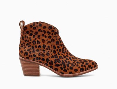 UGG Kingsburg Leopard Womens Boots Natural/ Brown - AU 703RO